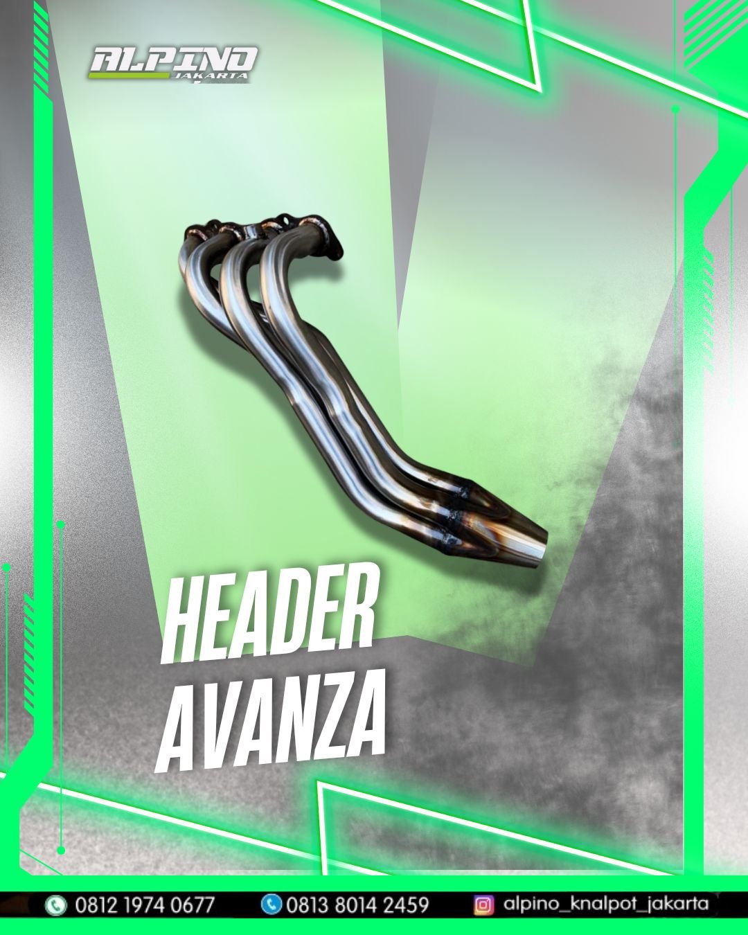 Header Avanza/knalpot avanza